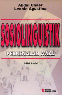 Image of Sosiolinguistik : Perkenalan Awal