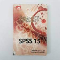 Image of 36 Jam Belajar Komputer SPSS 15